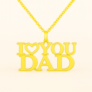 I Love You Dad Pendant